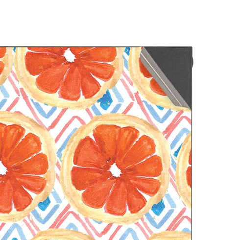 Bouffants and Broken Hearts Citrus Geo XBox Series X Digital Edition Console Skin